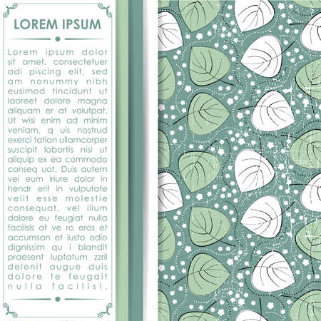 Floral cardのイラスト素材