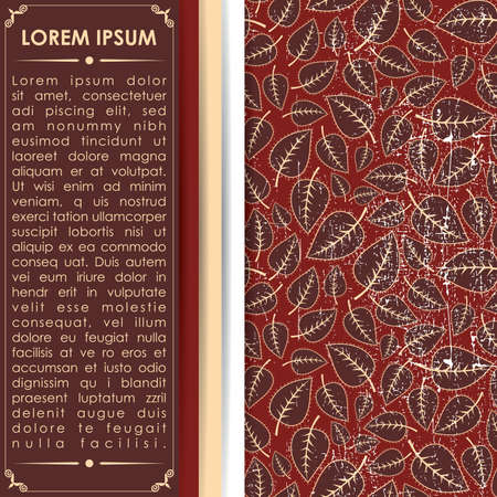 Floral cardのイラスト素材