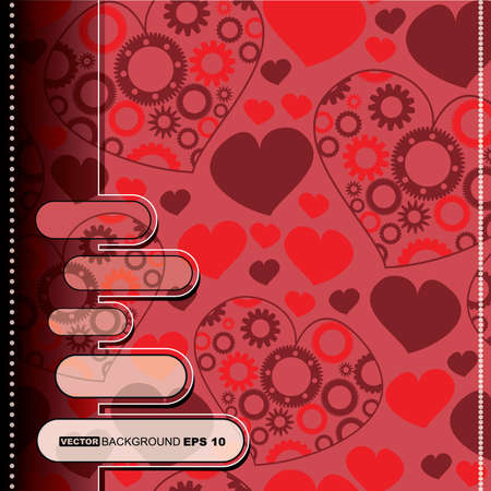 Valentine cardのイラスト素材