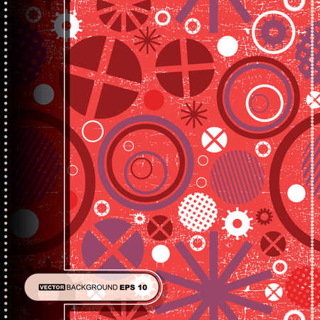 Card with decorative elementsのイラスト素材