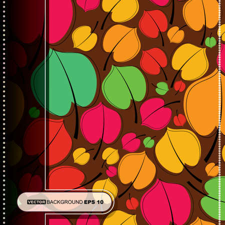 Floral cardのイラスト素材