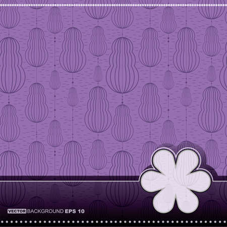 Card with decorative elementsのイラスト素材