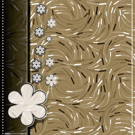 Card with colorful decorative elementsのイラスト素材