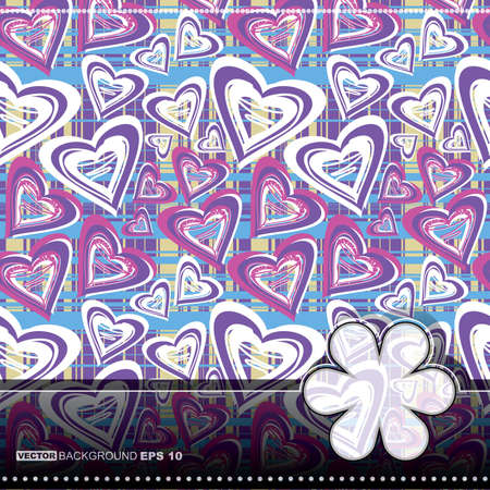 Valentine`s day cardのイラスト素材