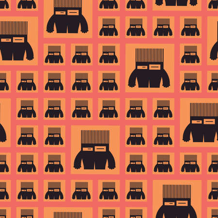 monster - seamless patternのイラスト素材