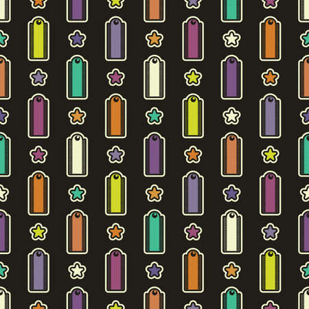 Monsters - seamless patternのイラスト素材