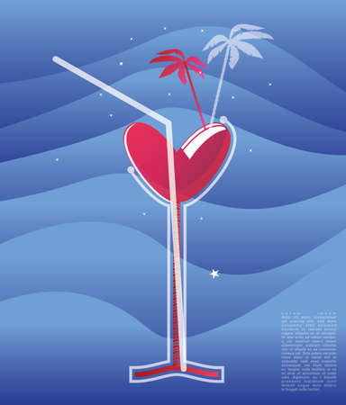 cocktailのイラスト素材