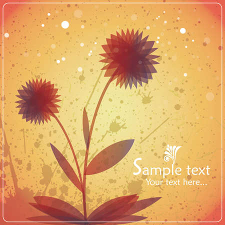 Floral backgroundのイラスト素材