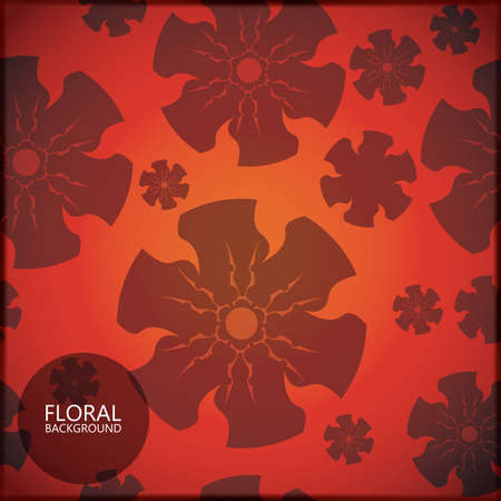 Floral cardのイラスト素材