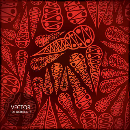 Card with decorative elementsのイラスト素材