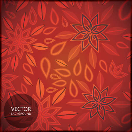 Floral cardのイラスト素材