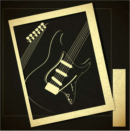 Guitarのイラスト素材