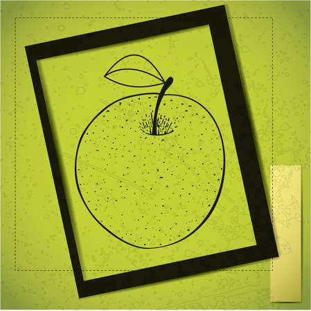 Appleのイラスト素材