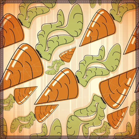 Background with carrotsのイラスト素材