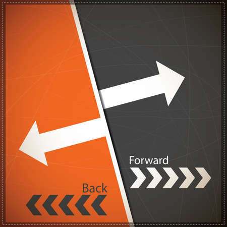 Abstract background with arrows and textのイラスト素材