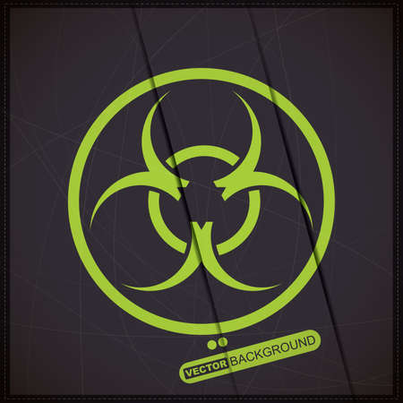 Background with biohazard symbolのイラスト素材