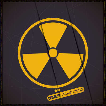 Background with radiation symbolのイラスト素材