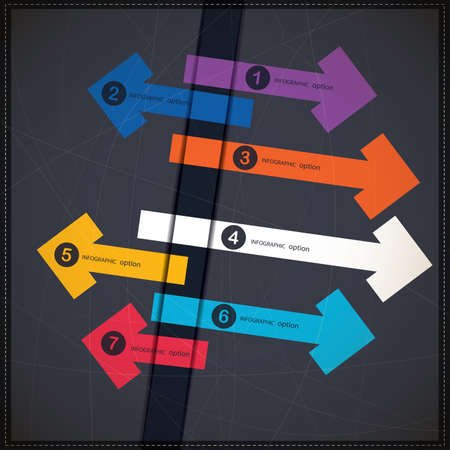 Abstract background with arrowsのイラスト素材