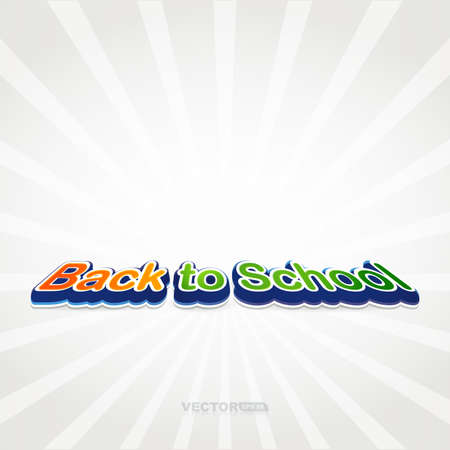 Back to schoolのイラスト素材