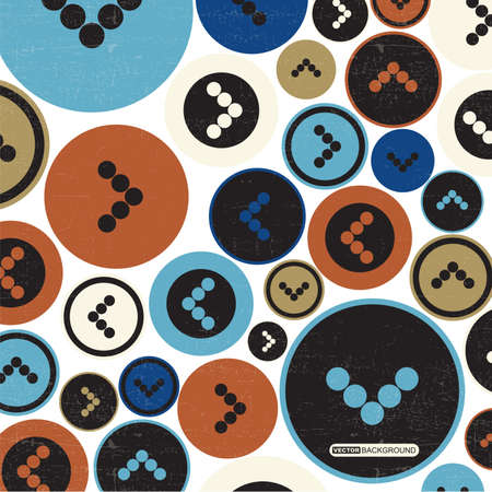 Abstract grunge background with arrows in circle  vector illustrationのイラスト素材