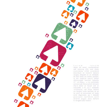 Abstract grunge background - vectorのイラスト素材