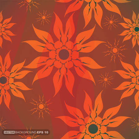 Floral background  vector illustrationのイラスト素材