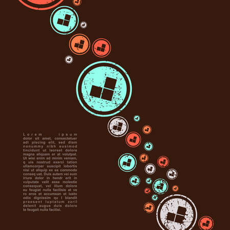 Abstract grunge background - vectorのイラスト素材