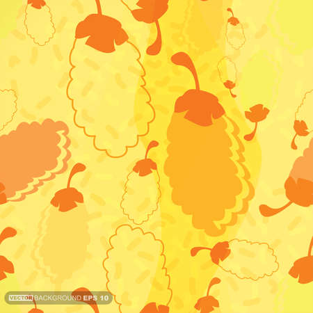 Decorative card with forest nutsのイラスト素材