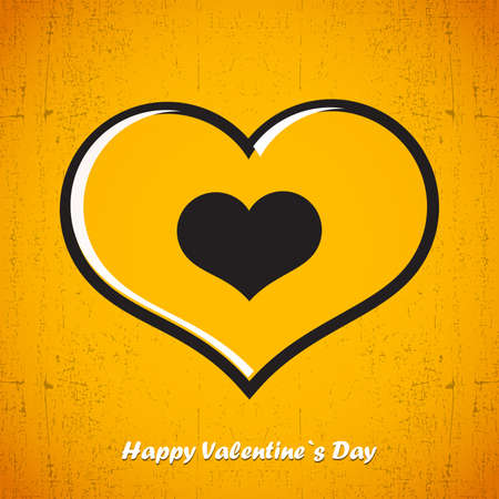 Valentine s day card with heartのイラスト素材