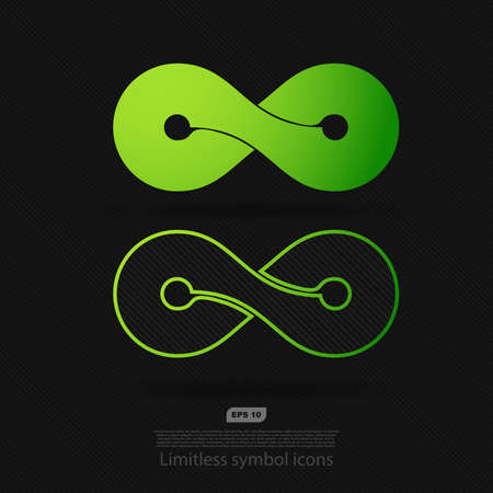 limitless iconのイラスト素材