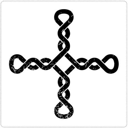 Cross on white backgroundのイラスト素材