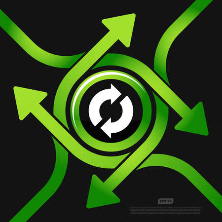 Abstract vector background with arrowsのイラスト素材