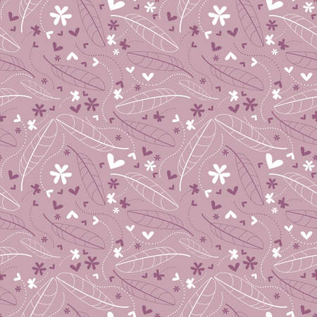 Floral seamless patternのイラスト素材