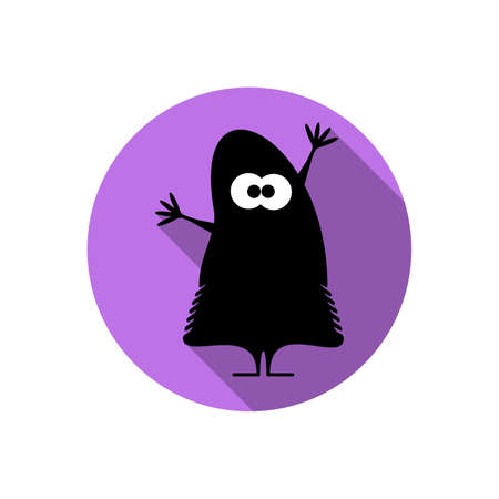 Flat monsterのイラスト素材