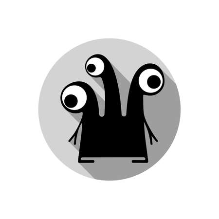 Flat monsterのイラスト素材