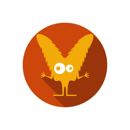 Flat monsterのイラスト素材