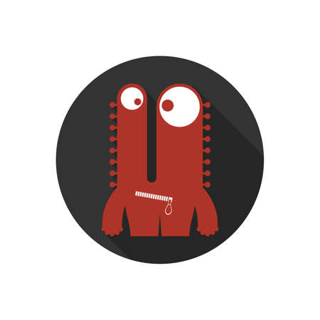 Flat monsterのイラスト素材