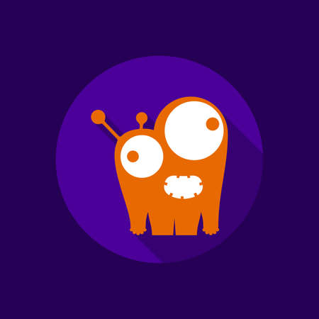 Flat monsterのイラスト素材