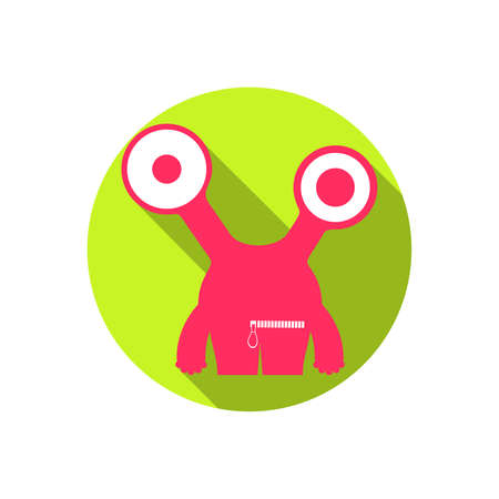 Flat monsterのイラスト素材