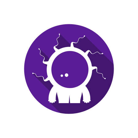 Flat monsterのイラスト素材