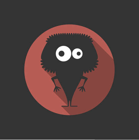 Flat monsterのイラスト素材