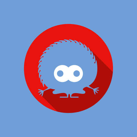 Flat monsterのイラスト素材