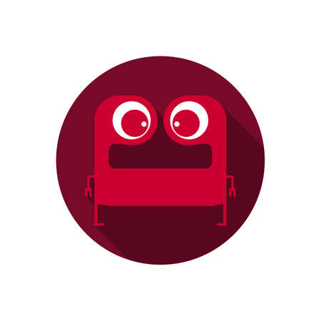 Flat monsterのイラスト素材