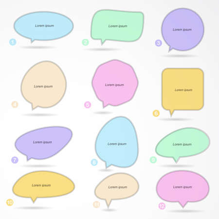 Chat bubblesのイラスト素材