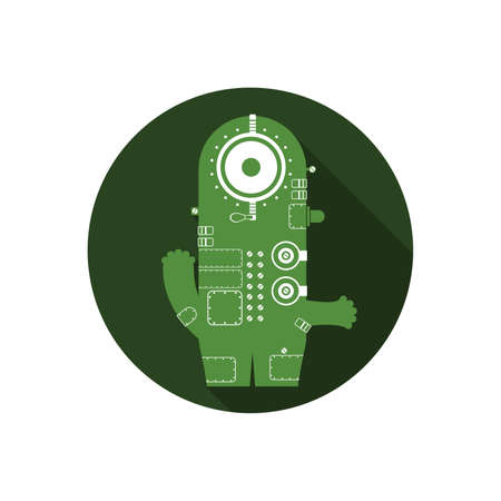 Flat monsterのイラスト素材