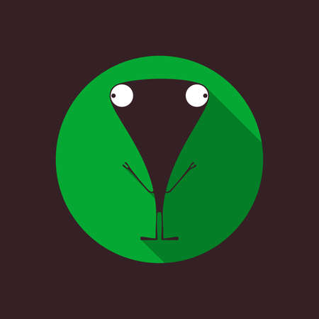 Flat monsterのイラスト素材