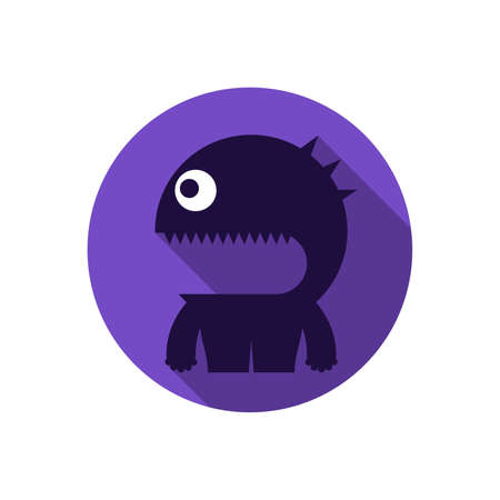 Flat monsterのイラスト素材