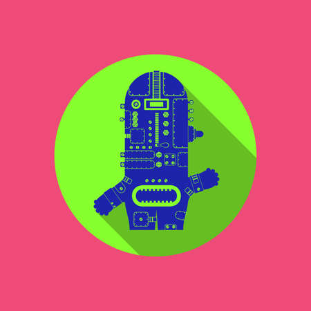 Flat monsterのイラスト素材