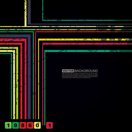 Retro grunge background - vectorのイラスト素材