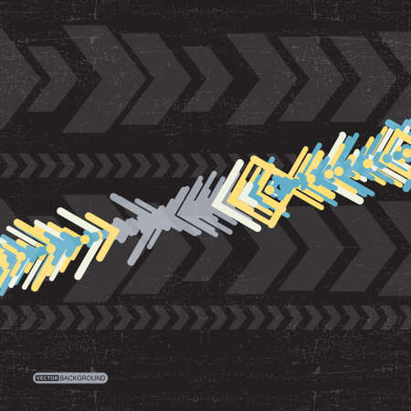 Abstract grunge background - vector